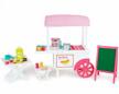 playtime by eimmie 18 inch doll furniture - hot dog food cart and dolls accessories - wooden playsets - fits american, generation, my life & similar 14”-18” girl dolls stuff - girls toys logo