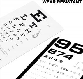 img 1 attached to Pocket Eye Chart - Snellen & Rosenbaum 2-In-1 For Optimal Vision Testing