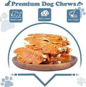 img 1 attached to 1Lb/454G Pawant Chicken Jerky Training Snacks With Twist Rawhide Sticks For Dogs - Chewy Treats And Chews