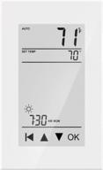 heatit et-72 programmable touchscreen thermostat with floor sensor and class a gfci protection. logo