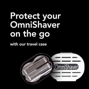 img 3 attached to Защитите свой Omnishaver на ходу с помощью черного дорожного футляра: держите лезвия острыми и чистыми!