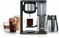 ninja cm407 specialty fold-away single serve to 10 cup (50 oz.) кофеварка-пенообразователь логотип