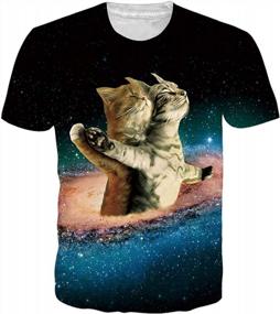 img 4 attached to Men'S 3D Graphic Print Summer T-Shirts With Funny Designs By Loveternal