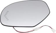 heated left driver side mirror assembly signal glass, back plate, compatible with cadillac escalade, chevy gmc avalanche, silverado, tahoe, sierra, yukon xl - sold by rugged tuff логотип