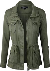img 4 attached to Makeitmint Womens Utility Light Weight YJZ0067 BLUSH SML Women's Clothing : Coats, Jackets & Vests