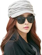2020 trendy womens cotton beret caps with visor - the perfect addition to your wardrobe logo