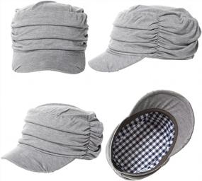 img 2 attached to 2020 Trendy Womens Cotton Beret Caps With Visor - The Perfect Addition To Your Wardrobe