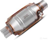 🚗 autosaver88 atcc0017 universal catalytic converter (2.25" inlet/outlet) - epa compliant with o2 port and heat shield logo