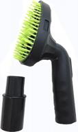 universal adapter pet hair brush nozzle attachment for vacuum cleaner - fits 1.25 inch diameter with 1.38 inch hose size - perfect grooming tool! логотип