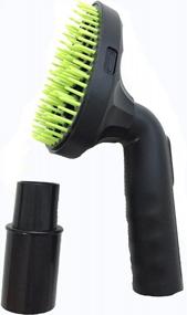 img 4 attached to Universal Adapter Pet Hair Brush Nozzle Attachment for Vacuum Cleaner - Fits 1.25 inch Diameter with 1.38 inch Hose Size - Perfect Grooming Tool!