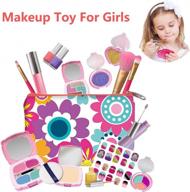 wentoyce 19-piece pretend makeup kit для детей - spark imagination с нетоксичным косметическим набором логотип