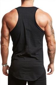img 2 attached to Upgrade Your Gym Style With Magiftbox Men'S Longline Workout Tank Top T04