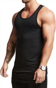 img 3 attached to Upgrade Your Gym Style With Magiftbox Men'S Longline Workout Tank Top T04