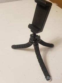 img 6 attached to Гибкая подставка для штатива для небольших камер: 6,5-дюймовый гибкий штатив Acuvar с чистящей салфеткой из микрофибры