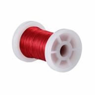 bntechgo 34 awg magnet wire - enamel copper winding wire - 2oz spool coil red for transformers and inductors - temperature rating 155℃ logo