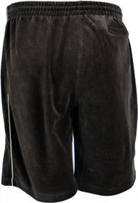 img 2 attached to Cozy And Comfortable: Velour Shorts For Absolute Comfort