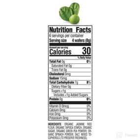 img 2 attached to Organic Teether, Pea and Spinach Flavor - Happy Baby, 12 Count (Pack of 6)