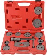 12-piece heavy duty disc brake caliper compression tool set by 8milelake for easy brake pad replacement and piston compression logo