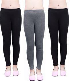 img 4 attached to IRELIA Girls Leggings: The Perfect Cotton Spring Clothing for Girls