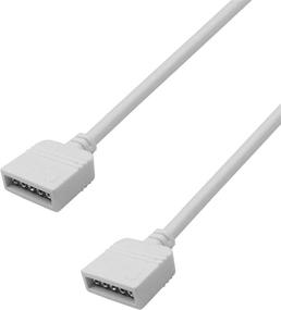 img 3 attached to Enhance Your LED Strip Lights With RGBZONE'S 2 Pack 5M Extension Cable Kit - Includes Free 5Pin Connectors