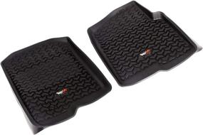 img 4 attached to 🚗 Rugged Ridge 82987.21 Floor Liner: Black, Front; Fit for 2004-2008 Ford F-150 Regular/S-Cab/S-Crew