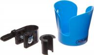 secure blue wheelchair cup holder for versatile tubular frames logo