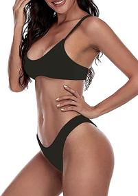 img 2 attached to Womens Bikini Swimsuit Padded Brazilian Women's Clothing : Swimsuits & Cover Ups