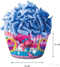 img 2 attached to Trolls Cupcake Cases 50 Pack