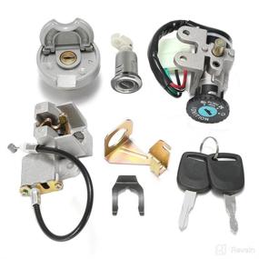img 4 attached to 🔒 DFuerdivn GY6 50cc Ignition Switch Key Lock Gas Tank Cap Set for Scooter Moped TaoTao Peace Roketa Jonway NST Tank - Reliable and Secure Upgrade