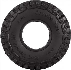 img 2 attached to Upgrade Your RC Crawler With INJORA 1.0 Soft Rubber Mud Terrain Tires - Perfect For 1/18 Or 1/24 Scale SCX24 Micro Cars!