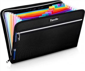 img 4 attached to Secure Your Documents With Fireproof And Waterproof Accordion File Bag With 14 Pockets And Color Labels