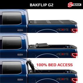 img 2 attached to BAKFlip G2 Hard Folding Tonneau Cover 226122 For 2014-2018 Chevy Silverado/GMC Sierra Limited/Legacy, 2014 1500 And 2015-2019 8' 2" (97.8") Bed Trucks