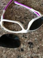 картинка 1 прикреплена к отзыву Солнечные очки «DEAFRAIN» с поляризацией для детей | Неразрушаемые спортивные очки из ТПЭ | Гибкий дизайн для девочек и мальчиков от 3 до 7 лет | Защита от УФ-лучей от Nick Childs