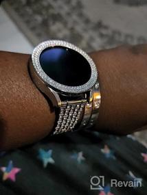img 7 attached to Чехол Surace Galaxy Watch Active 2 44 мм, блестящий защитный каркас, совместимый с Samsung Galaxy Watch Active 2 (3 штуки, розовое золото / розовое золото / прозрачный) - 44 мм.