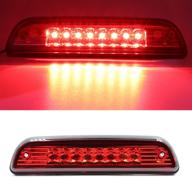 🚗 1995-2015 toyota tacoma led 3rd brake light - high mount chmsl center light with electroplate red lens логотип