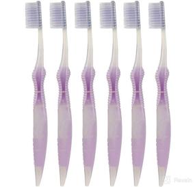 img 1 attached to 🪥 Sofresh Purple Flossing Toothbrush Option