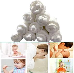 img 1 attached to 👶 Muslin Face Cloths for Newborns, Baby Washcloths for Face, Soft and Absorbent Baby Towel, Six-Layer Thicked, Ideal Newborn Girl Gift, 10 Pack 12*12 Inch by MDXJBD
