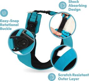 img 2 attached to Gooby Lite Gear Z Harness - Scratch Resistant Ergonomic Harness With Shock Absorption - Head-In Harness For Small Or Medium Dogs