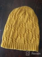 img 1 attached to Winter Fashion Essential: Surblue Unisex Chunky Cable Knit Slouchy Beanie Hat review by Zach Clements