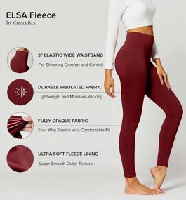 img 3 attached to High Waisted Premium Fleece Lined Leggings For Women - Regular And Plus Sizes - Available In 20+ Vibrant Colors