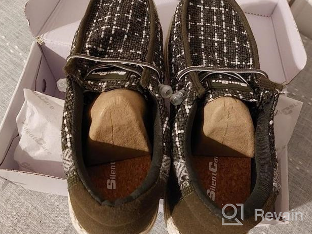 img 1 attached to Men'S Slip-On Loafers: Lightweight, Comfortable & Stylish Walking Shoes By SILENTCARE review by David Miller