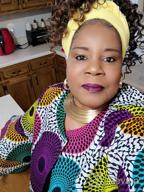 img 1 attached to SHENBOLEN Women African Print Jacket Dashiki Traditional Top Dress review by Jerry Anderson