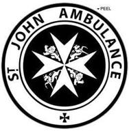 🚑 st john ambulance circle black bumper locker sticker: enhance visibility and support with window decal логотип