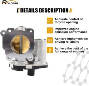 img 1 attached to 🚗 ROADFAR Электронный дроссельный узел 3.0л - Совместим с Ford 500 Freestyle и Mercury Montego (2005-2007) | S20025 (Не включает шланг для воды)