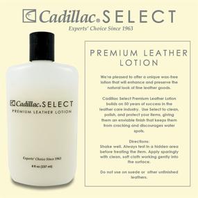 img 3 attached to 🧴 Крем для кожи Cadillac Select: Очиститель и кондиционер для сумок, диванов, курток, мебели, кошельков и не только