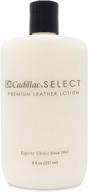 🧴 cadillac select leather lotion: cleaner and conditioner for handbags, sofas, jackets, furniture, purses, and beyond logo