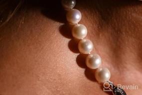 img 5 attached to Stunning Freshwater Pearl Strand Necklace: All Shapes, Sizes And Clasp For Women'S Jewelry Collection