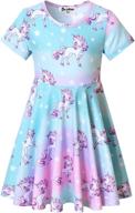 sleeve unicorn dresses little clothes girls' clothing ~ dresses logo