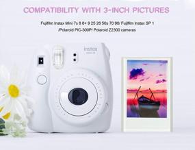 img 2 attached to 2X3 Instax Mini Photo Frames 3 Pack - Polaroid Picture Frame For Fujifilm & Polaroid Film, Tabletop Desktop Acrylic Instant Photo Frames