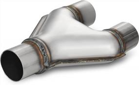 img 4 attached to Upgrade Your Exhaust System With AUTOSAVER88 2 Inch Stainless Steel Y Pipe - Universal Connector For Increased Performance And Efficiency!